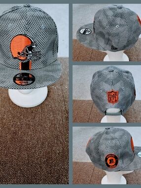 CLEVELAND BROWNS NFL FOOTBALL SNAPBACK HAT.